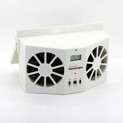 Dual Outlet Solar Car Vent Fan Auto Air Circulation Cooling Exhaust Fan For Vehicle,Exhaust Fan